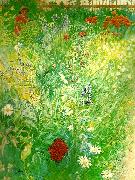 Carl Larsson blommor-sommarblommor Spain oil painting artist